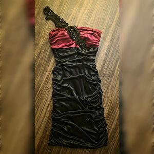 ​Vintage  B. Smart Dress 3/4 XS  Floral Rose Y2K Coquette Whimsigoth